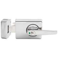 001 WITH LEVER TIMBER FRAME STRIKE DP 5PIN RESTRICTED PROFILE Chrome Plate