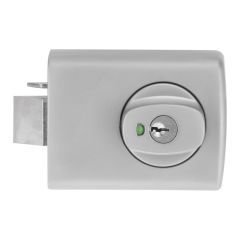 001 WITH KNOB OPEN OUT STRIKE TP 6PIN RESTRICTED PROFILE Satin Chrome Pearl