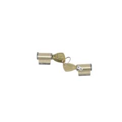 PARADIGM DOUBLE CYLINDER ASSEMBLY 5PIN PROJECT KEYED Chrome Plate