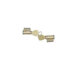PARADIGM DOUBLE CYLINDER ASSEMBLY TP 5PIN PROJECT KEYED Satin Chrome