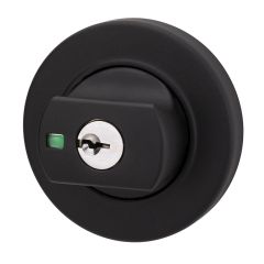 PARADIGM DEADBOLT ROUND ROSE TP 6PIN PROJECT KEYED Matt Black