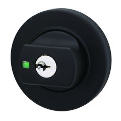 PARADIGM DEADBOLT ROUND ROSE UNIVERSAL PACK Matt Black