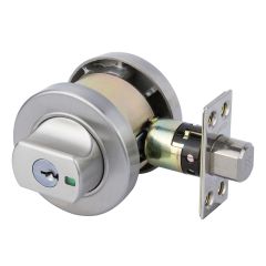 PARADIGM DEADBOLT ROUND ROSE TP 6PIN KEYED ALIKE Satin Stainless Steel