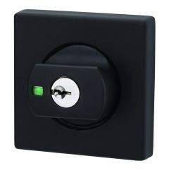PARADIGM DEADBOLT SQUARE ROSE UNIVERSAL PACK Matt Black