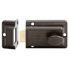 100 NIGHTLATCH BROWN BODY & CHROME PLATE CYL TP 5PIN KEYED ALIKE Chrome Plate