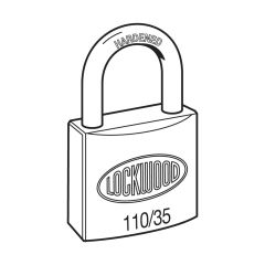 110 SERIES PADLOCK 35MM WITH 21MM SHACKLE NDP No Finish