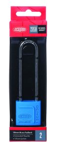120N SERIES PADLOCK 30MM WITH 80MM SHACKLE WITH SILICON JACKET DP No Finish