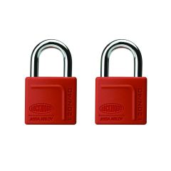 120N SERIES PADLOCK 40MM WITH 25MM SHACKLE WITH SILICON JACKET 2DP No Finish