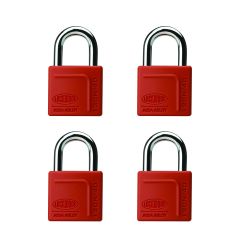 120N SERIES PADLOCK 40MM WITH 25MM SHACKLE WITH SILICON JACKET 4DP No Finish