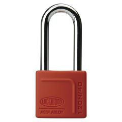 120N SERIES PADLOCK 40MM WITH 50MM SHACKLE WITH SILICON JACKET DP No Finish