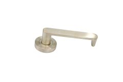 SYMPHONY EXT ROUND ROSE HALF SET & LEVER 166 Satin Brass Unlacquered