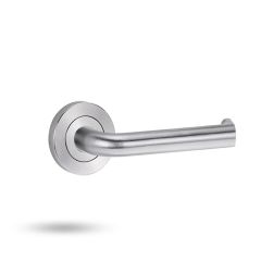 SYMPHONY EXT ROUND ROSE HALF SET & LEVER 102 Satin Chrome