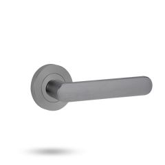 SYMPHONY 106 LEVER ON ROUND ROSE FULL SET Polyester Powdercoat
