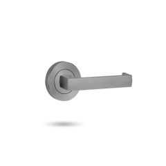 SYMPHONY 112 LEVER ON ROUND ROSE FULL SET Polyester Powdercoat