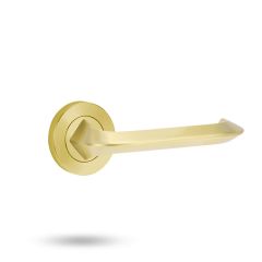 SYMPHONY ROUND ROSE FULL SET & LEVER 116 Polished Brass Unlacquered