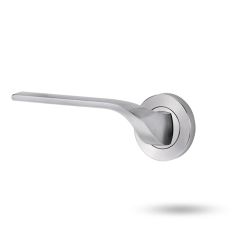 SYMPHONY 122 RH LEVER ON ROUND ROSE FULL SET Satin Chrome