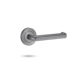 SYMPHONY 144 LEVER ON ROUND ROSE FULL SET Polyester Powdercoat