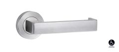 SYMPHONY 111 LEVER ON ROUND ROSE FULL SET Satin Chrome