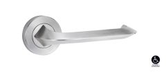 SYMPHONY 116 LEVER ON ROUND ROSE FULL SET Satin Chrome