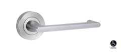 SYMPHONY 118 LEVER ON ROUND ROSE FULL SET Satin Chrome