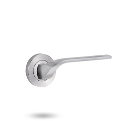 SYMPHONY EXT ROUND ROSE FIXED HALF SET & LEVER 122 LH Satin Chrome