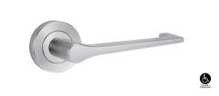 SYMPHONY 145 LEVER ON ROUND ROSE FULL SET Satin Chrome