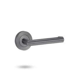 SYMPHONY EXT ROUND ROSE FIXED HALF SET & LEVER 155 Polyester Powdercoat