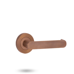 SYMPHONY 166 LEVER ON ROUND ROSE FULL SET Antique Copper