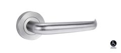 SYMPHONY 180 LEVER ON ROUND ROSE FULL SET Satin Chrome