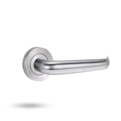 SYMPHONY EXT ROUND ROSE HALF SET & LEVER 180 Satin Chrome
