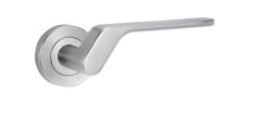 SYMPHONY 41 LEVER ON ROUND ROSE FULL SET LH Satin Chrome