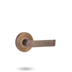 SYMPHONY 59 LEVER ON ROUND ROSE FULL SET Architectural Bronze