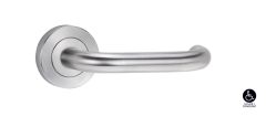 LOCKWOOD SYMPHONY 70LOCKWOOD SYMPHONY 70 LEVER ON ROUND ROSE FULL SET Satin Chrome