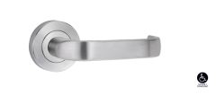 SYMPHONY 74 LEVER ON ROUND ROSE FULL SET Satin Chrome