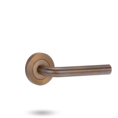 SYMPHONY 97 LEVER ON ROUND ROSE FULL SET Architectural Bronze