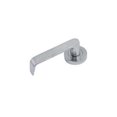 SYMPHONY EXT BLANK AND INTERIOR 59 LEVER ON ROUND ROSE Satin Chrome