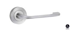 SYMPHONY EXT ROUND ROSE FIXED HALF SET & LEVER 115 Satin Chrome
