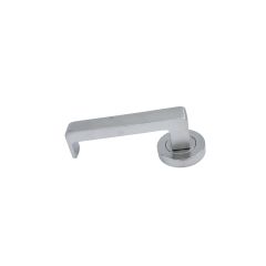 SYMPHONY INT ROUND ROSE FIXED HALF SET & LEVER 142 Satin Chrome