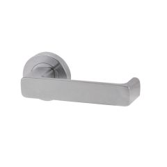SYMPHONY 76 LEVER ON INT ROUND ROSE FIXED HALF SET Satin Chrome