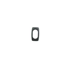 BRASS RECTANGULAR ESCUTCHEON WITH OVAL CYLINDER HOLE Polyester Powdercoat