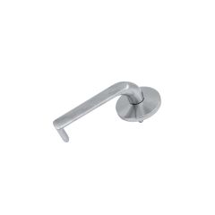 1360 SERIES 77 LEVER ON ROUND ROSE EXT HALF SET Satin Chrome