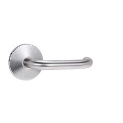 1360 SERIES 70 LEVER ON ROUND ROSE EXT HALF SET LH 45 DEGREE UP Satin Chrome