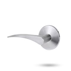 1360 SERIES 153 RH LEVER ON ROUND ROSE FULL SET Satin Chrome