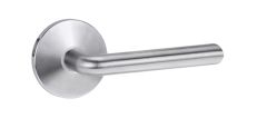 1360 SERIES 104 LEVER ON ROUND ROSE FULL SET Satin Chrome