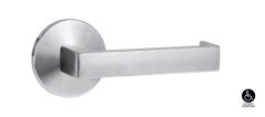 1360 SERIES 111 LEVER ON ROUND ROSE FULL SET Satin Chrome