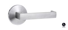 1360 SERIES 112 LEVER ON ROUND ROSE FULL SET Satin Chrome
