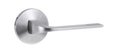 1360 SERIES 123 LEVER ON ROUND ROSE FULL SET Satin Chrome