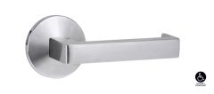 1360 SERIES 142 LEVER ON ROUND ROSE FULL SET Satin Chrome