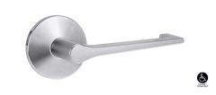 1360 SERIES 145 LEVER ON ROUND ROSE FULL SET Satin Chrome