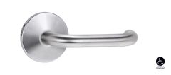 1360 SERIES 70 LEVER ON ROUND ROSE FULL SET Satin Chrome